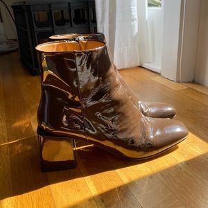 LOQ Lazaro Boot Burdeos Patent Brown